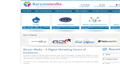 Desktop Screenshot of baryonmedia.com