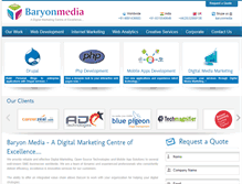 Tablet Screenshot of baryonmedia.com